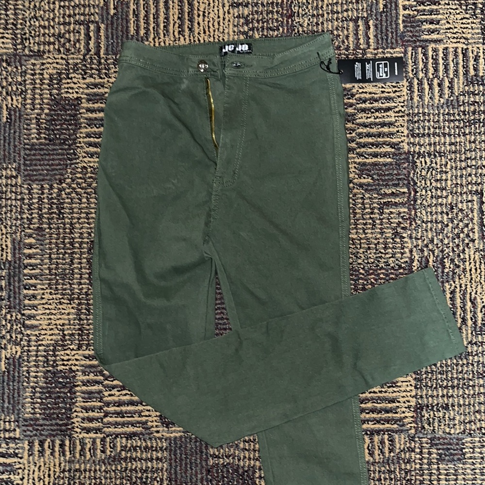 JC JQ Olive Skinny Jeans